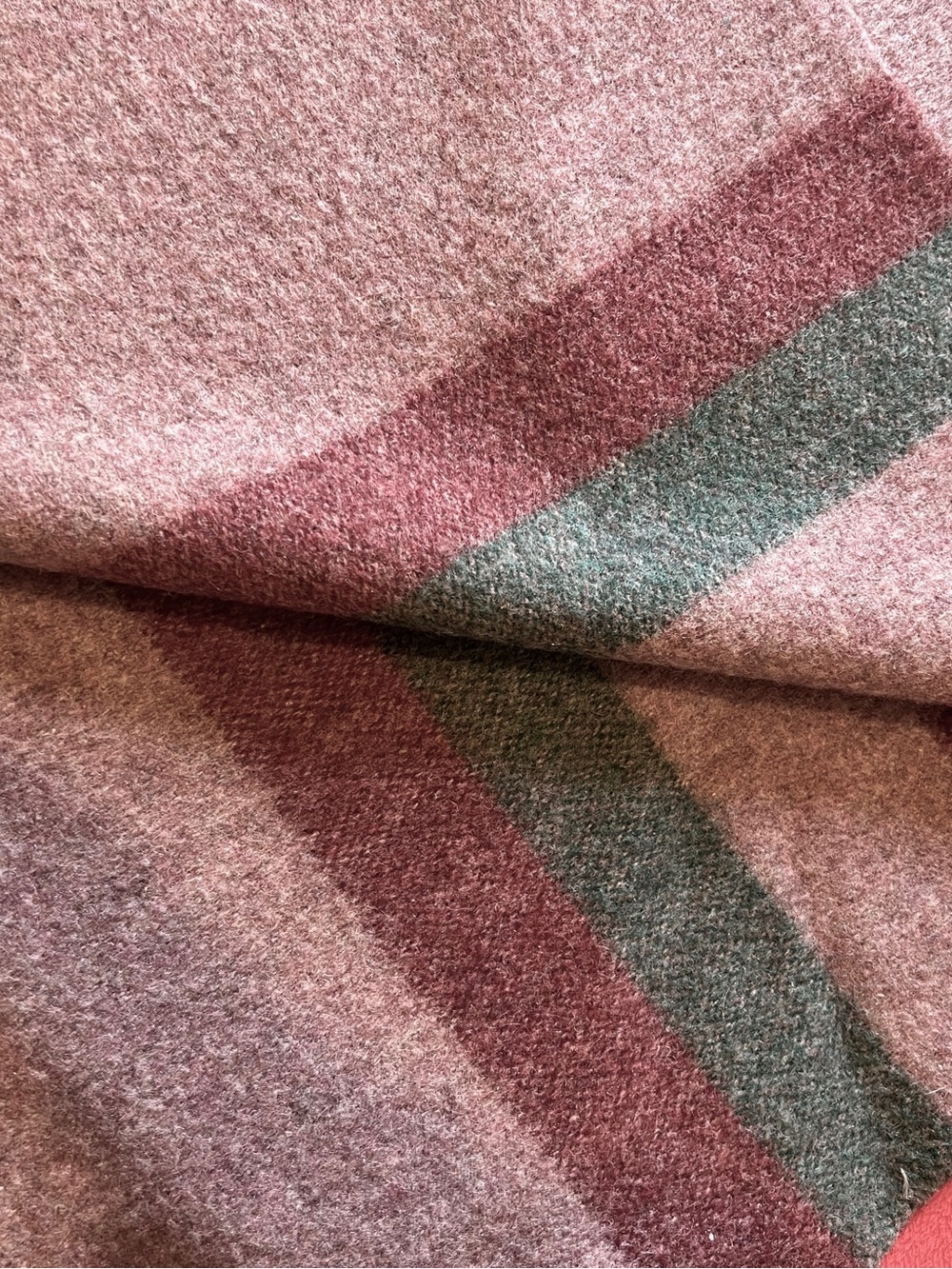 Kenwood Vintage Striped Wool Camp Blanket